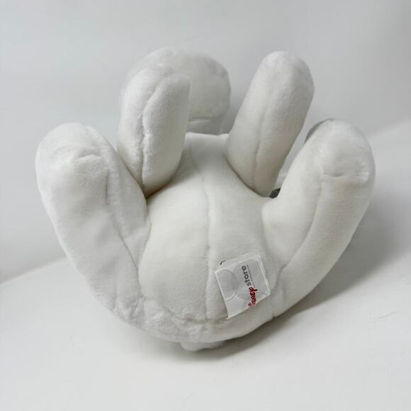 Disney Store Snowflake Pal Eeyore 12" Plush White Blue Sparkle Scarf and Hat - Picture 7 of 12